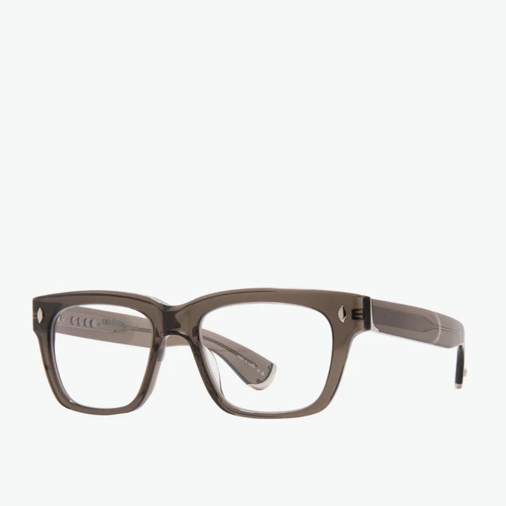 GARRETT LEIGHT GLCO X OFFICINE GENERALE BLGL BLACK GLASS OPTICAL FRAME 50-20-145